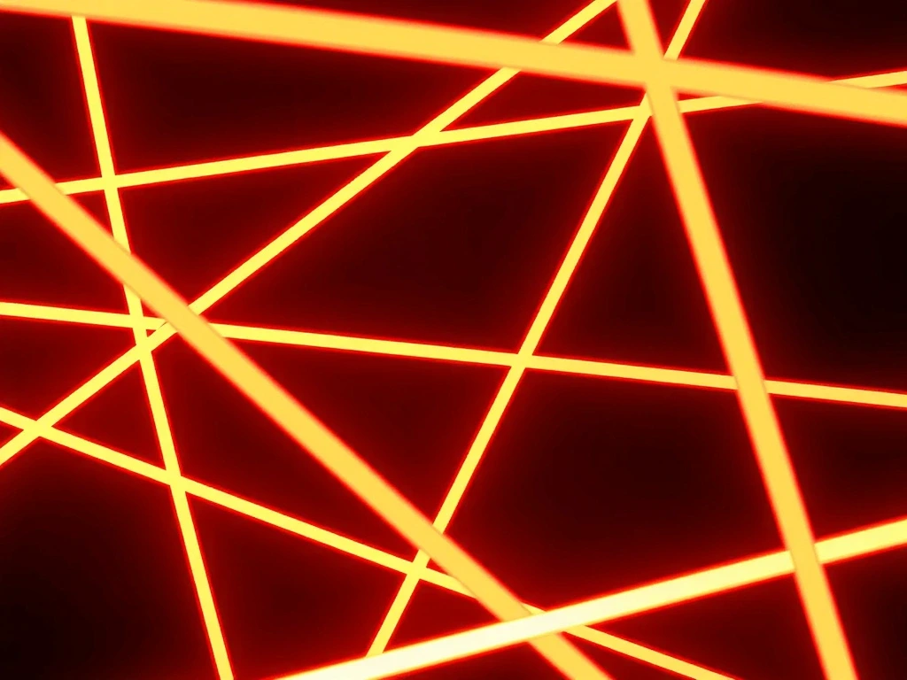 Neon String Lattice